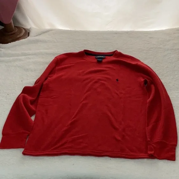 Polo by Ralph Lauren Vibrant Red Crewneck Sweater - Picture 4 of 4